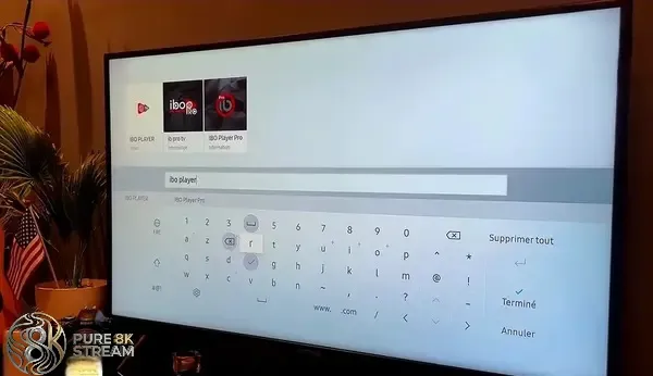 How to find and install IBO Player Pro on Samsung Smart TV Apps Store